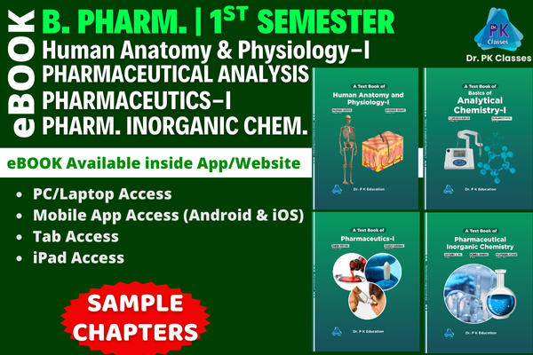 Pharm First Sample 1st Sem - B. Pharm., 1st Semester | eBooks
